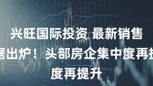 兴旺国际投资 最新销售数据出炉！头部房企集中度再提升